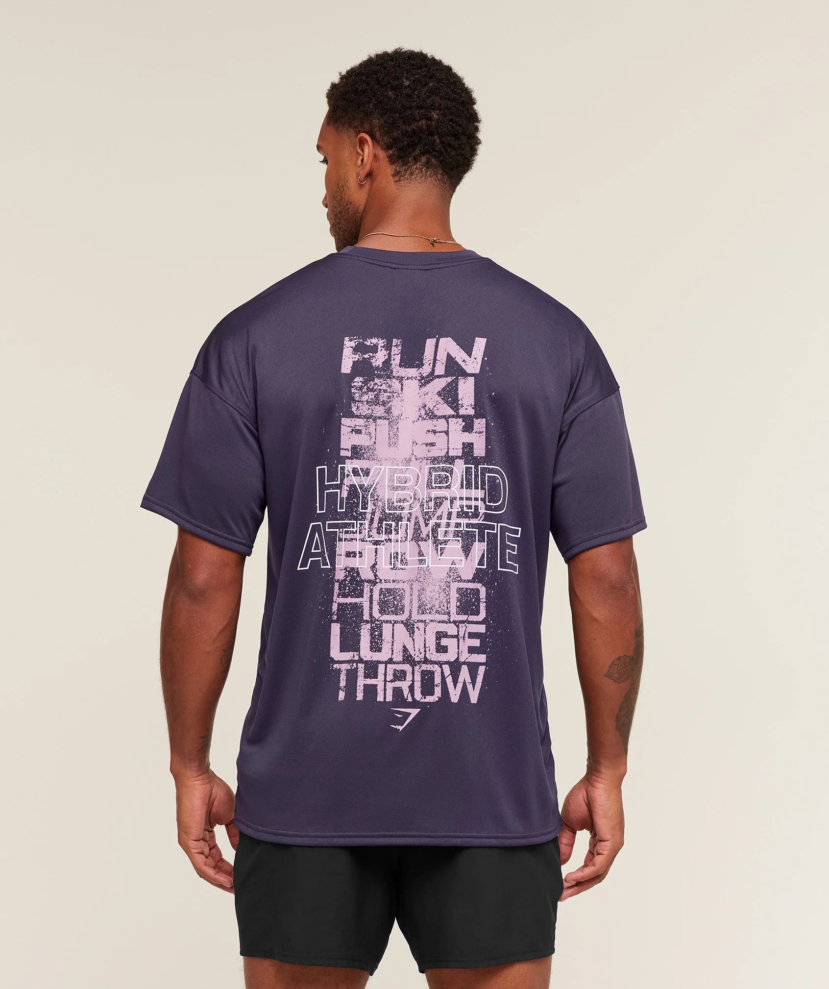 Camiseta de atleta híbrido morada