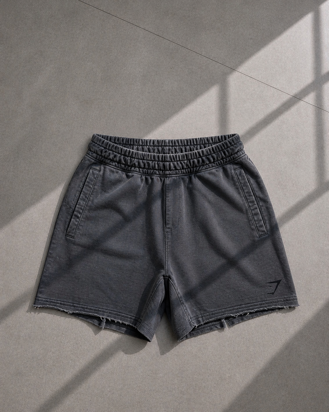 Pantalones cortos Heritage 5 de corte regular, color gris