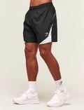 Arrival Block 6” Shorts Black Slim Fit GymShark