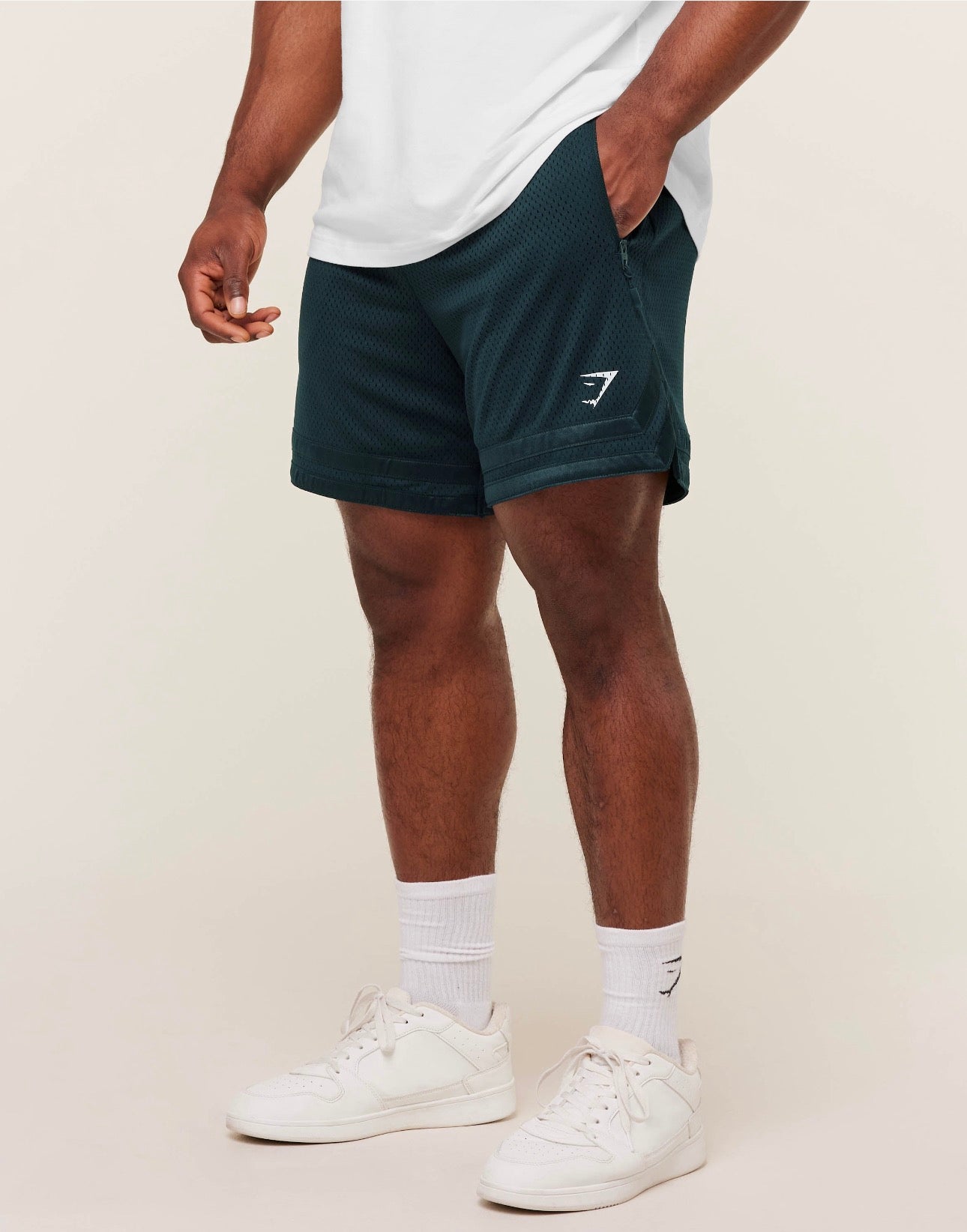 Campus Mesh Shorts Deep Petrol Blue GymSharl