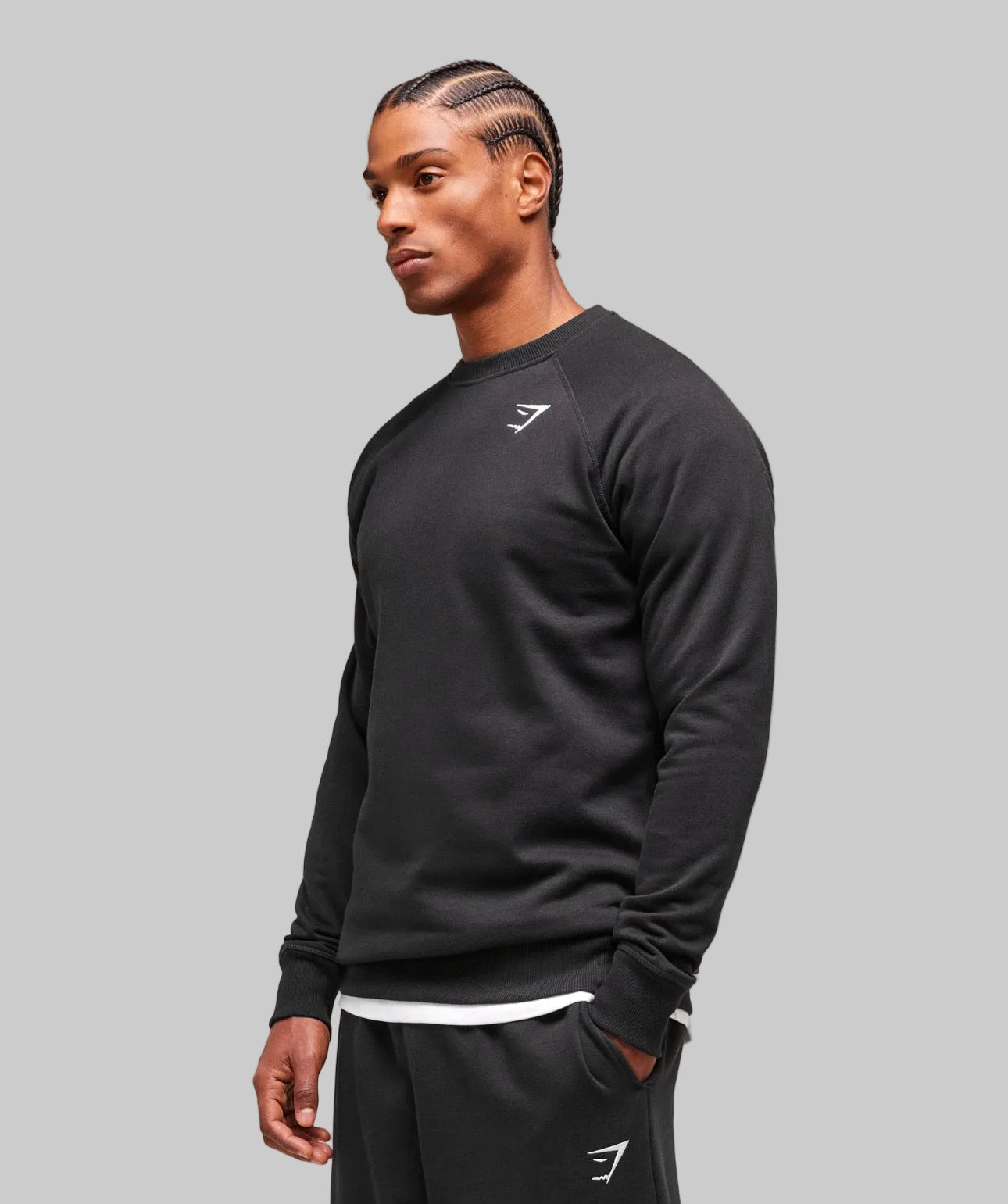 Crest Sweatshirt Slim Fit GymShark
