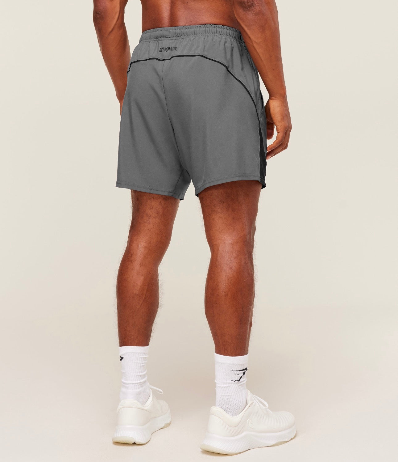 Arrival Block 6” Shorts Dark Grey Slim Fit GymShark