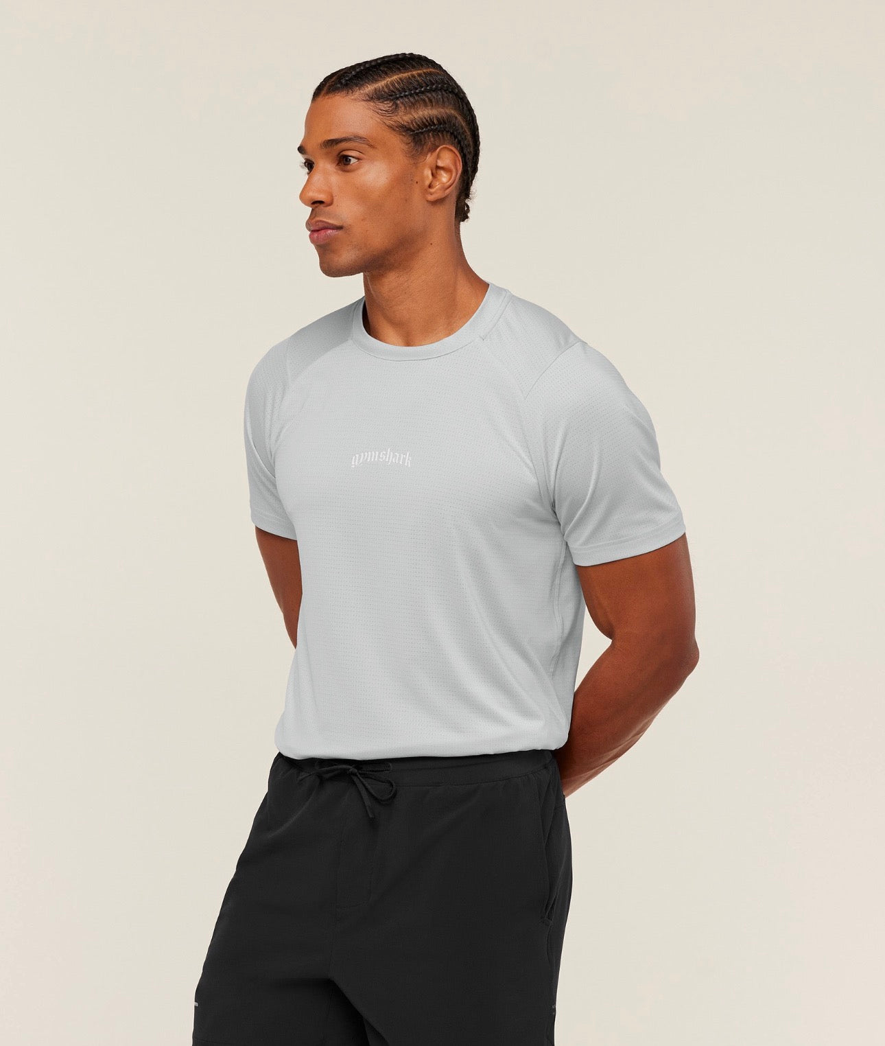 Tactical T-Shirt Slim Fit Metal Grey GymShark