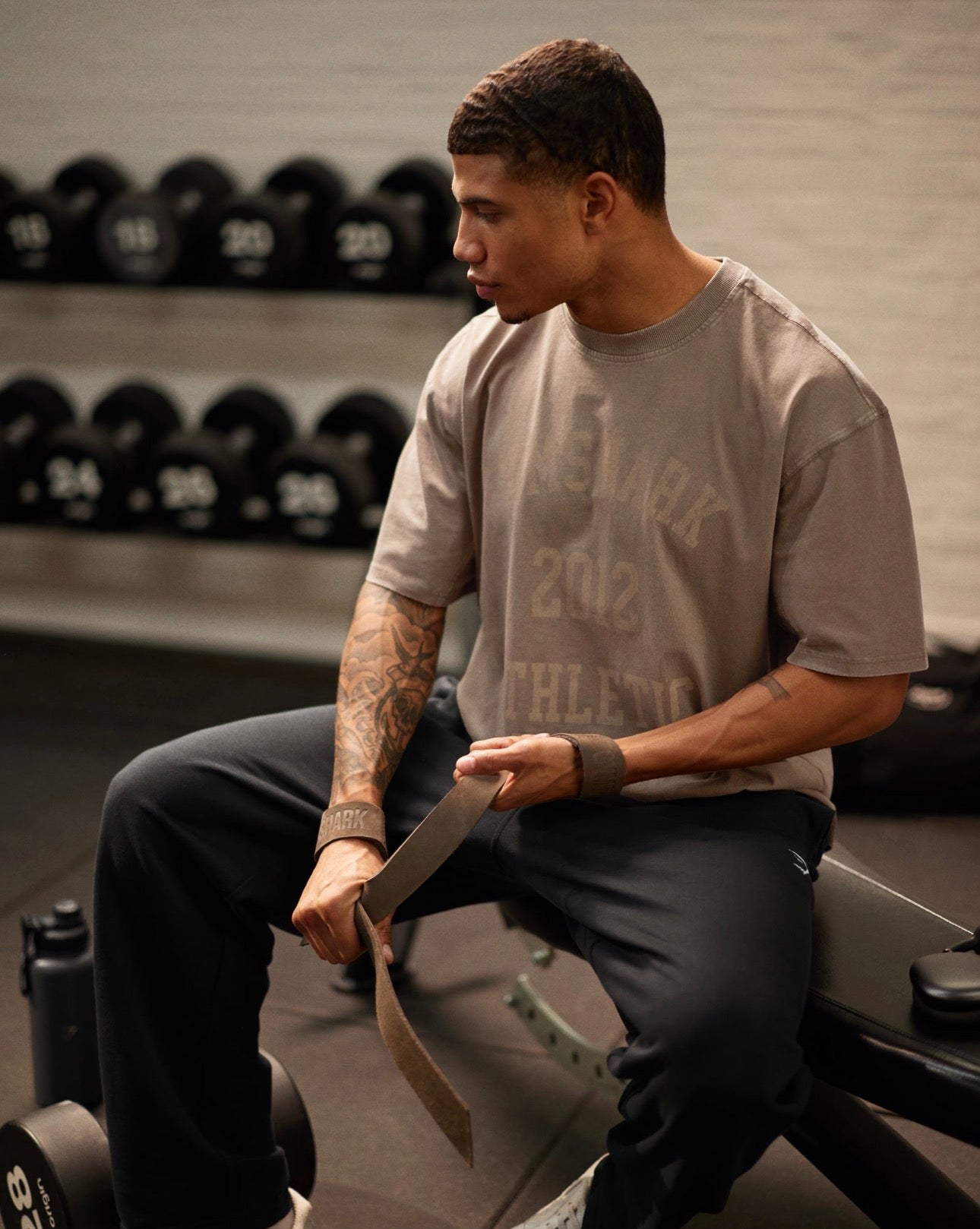🆕 Collegiate Washed T-Shirt Oversized Fit GymShark
