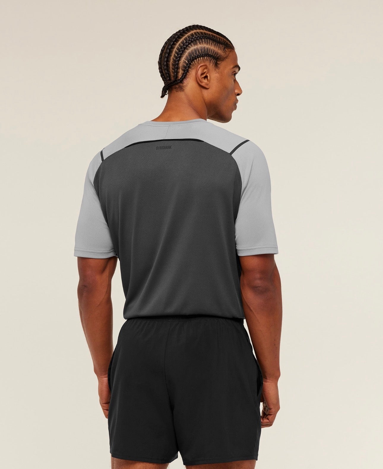 🆕 Arrival Contrast T-Shirt Grey GymShark