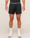 Mesh Hybrid 5” Shorts Black Slim Fit GymShark