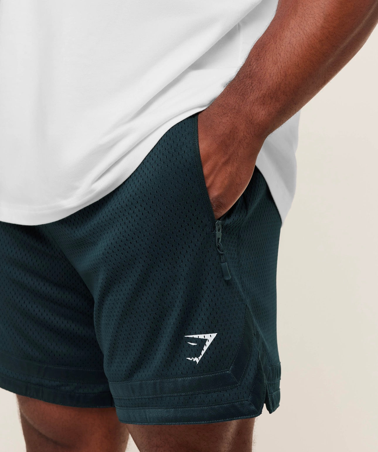 Campus Mesh Shorts Deep Petrol Blue GymSharl