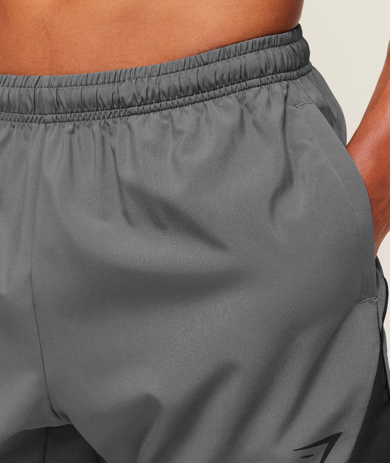 Arrival Block 6” Shorts Dark Grey Slim Fit GymShark