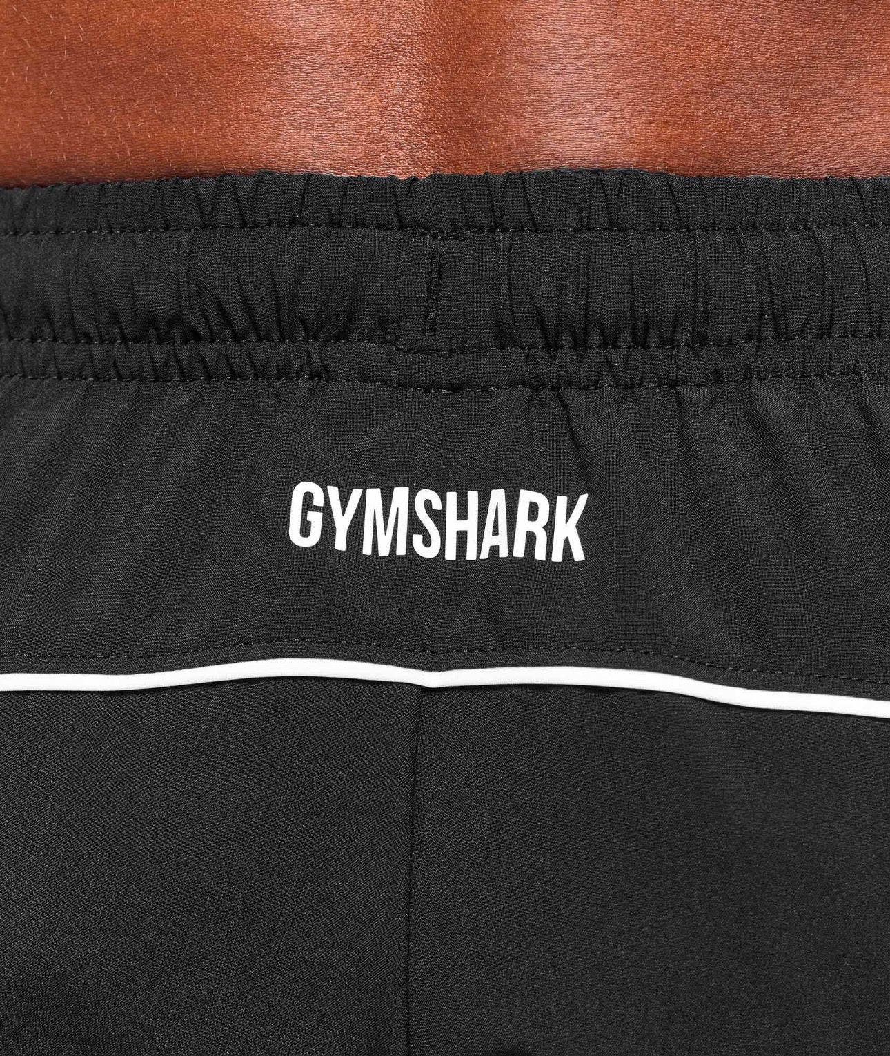 Arrival Block 6” Shorts Black Slim Fit GymShark