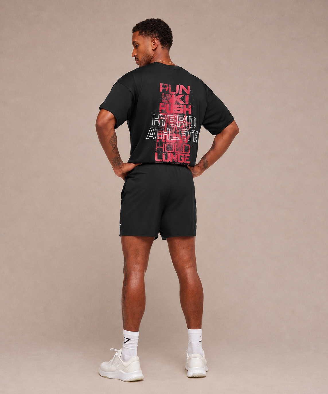 Camiseta Atleta Híbrido GS Negra