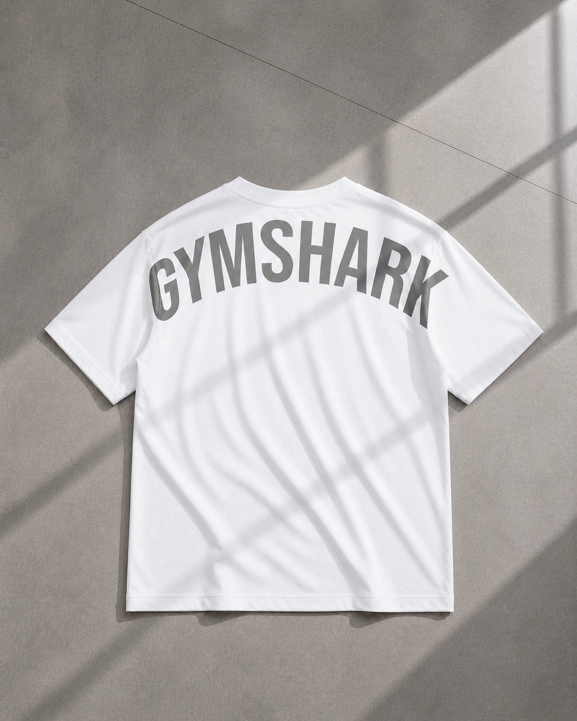 Camiseta Power blanca de corte holgado