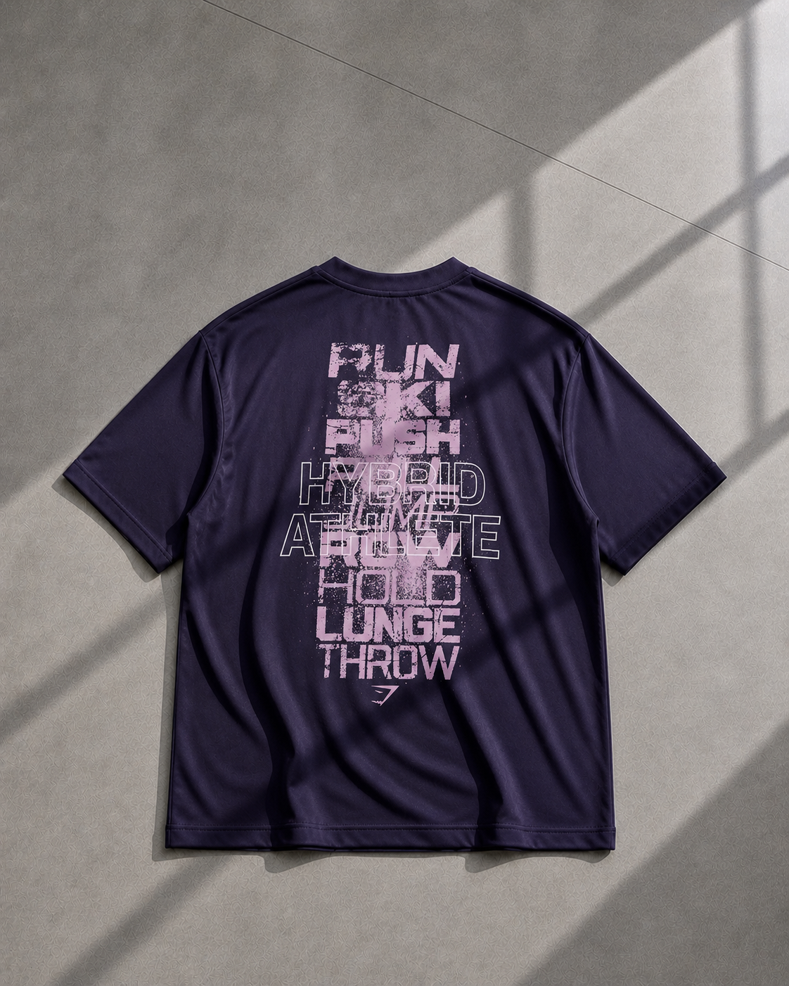 Camiseta de atleta híbrido morada