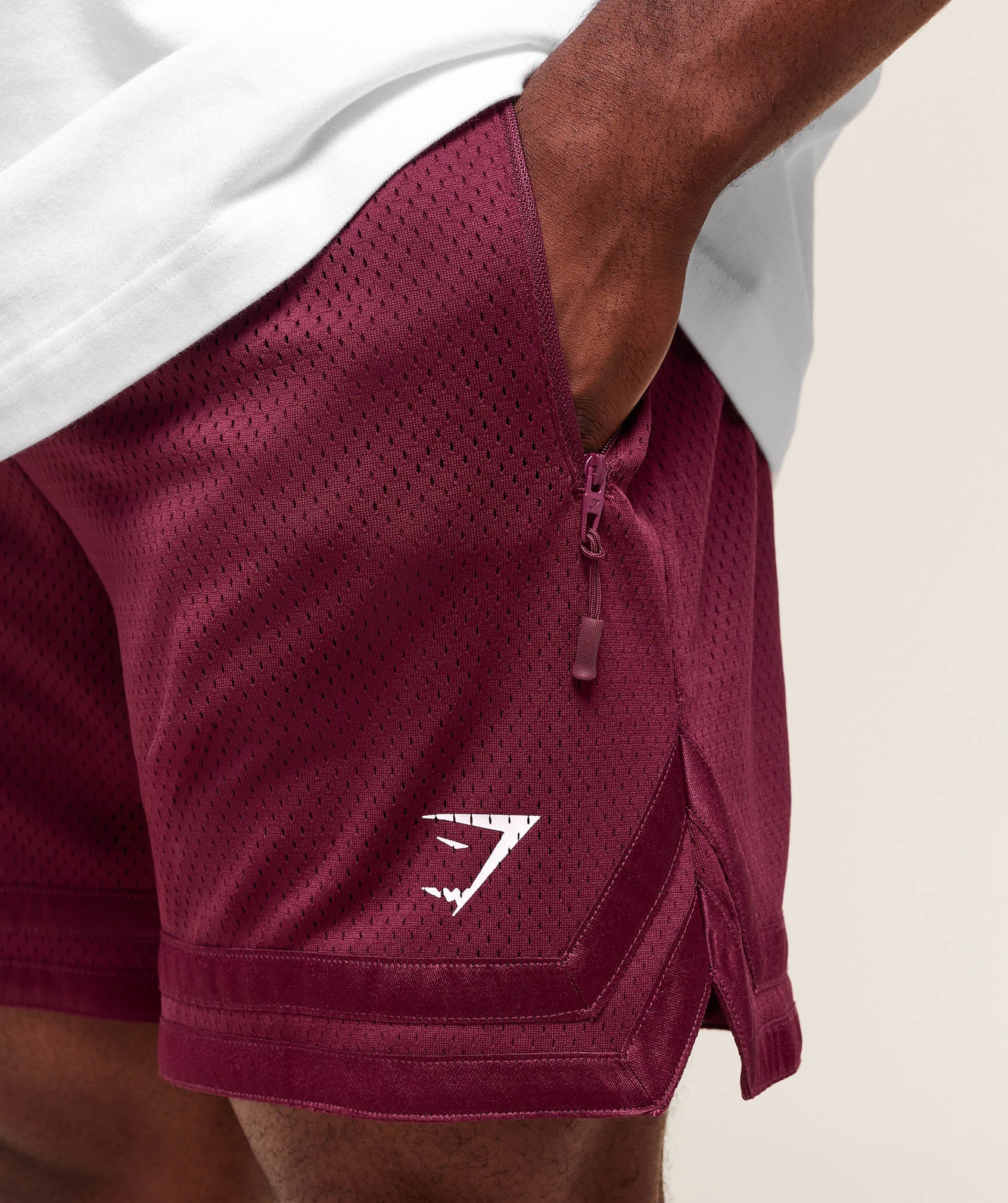 🆕 Campus Mesh Shorts Strong Pink GymShark