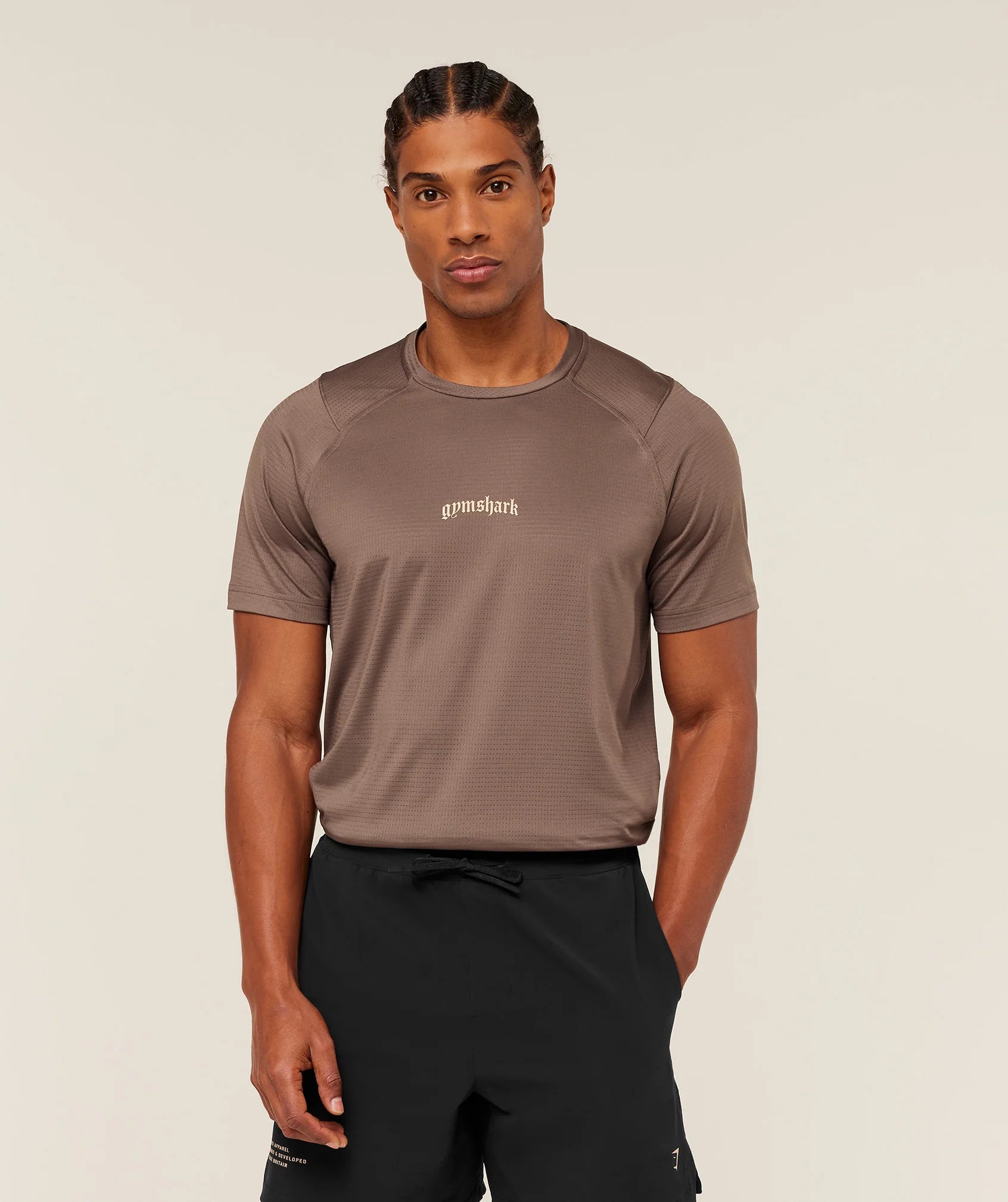 Tactical T-Shirt Soft Brown GymShark